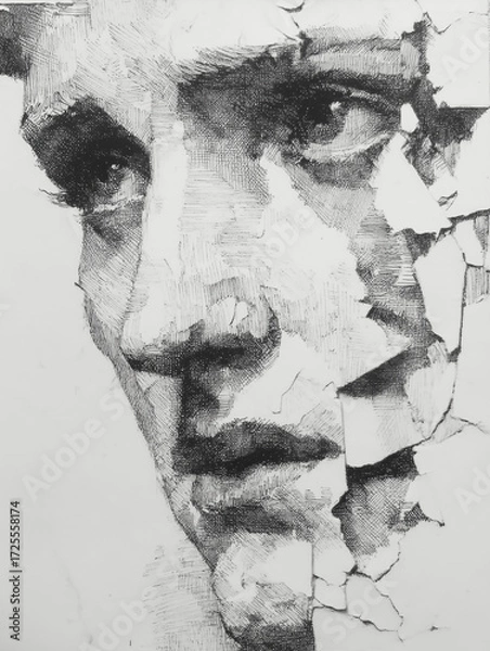 Obraz Portrait sketch