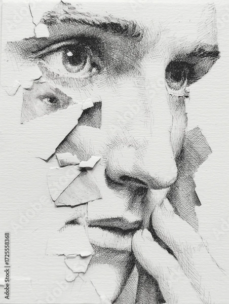 Obraz Portrait sketch