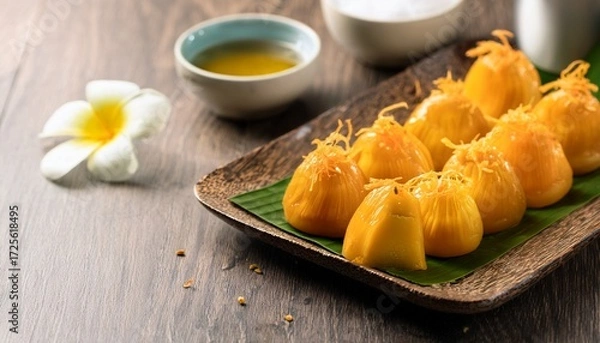 Fototapeta traditional thai dessert