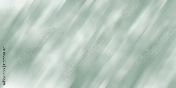 Fototapeta Abstract watercolor background with diagonal strokes in shades of green and white perfect for website design