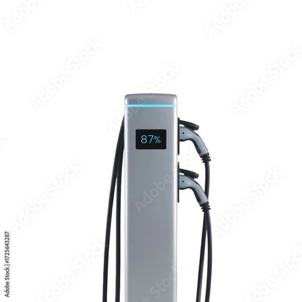 Obraz gas pump isolated on white background