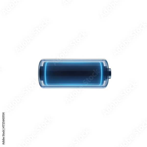 Obraz blue bottle of water