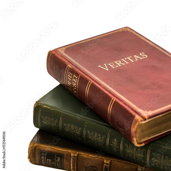 Obraz old book isolated on white