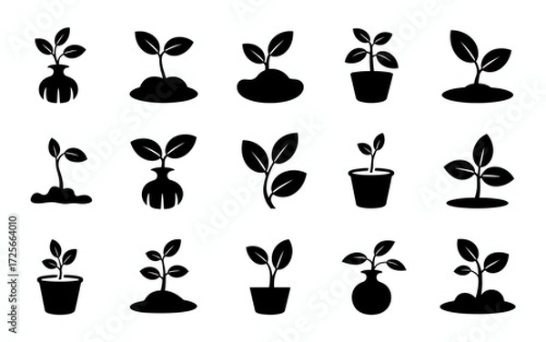 Obraz set of flowers