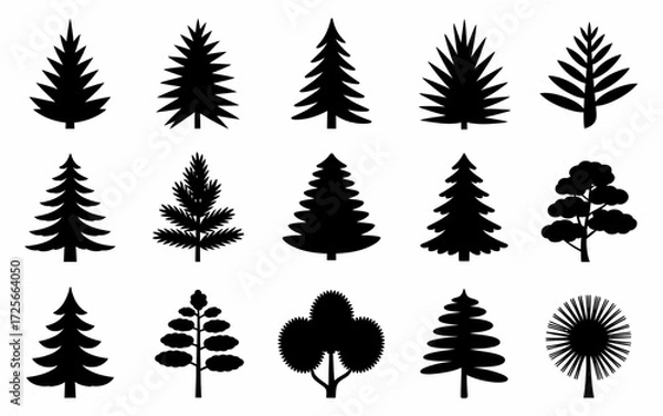 Obraz set of trees