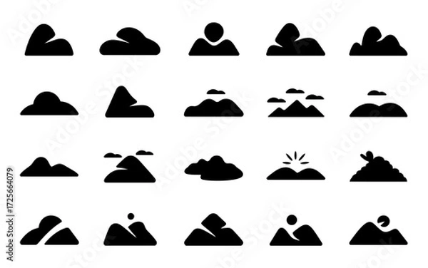Obraz set of icons