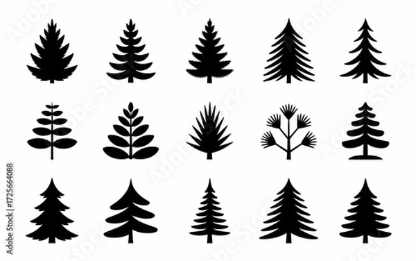Obraz set of trees