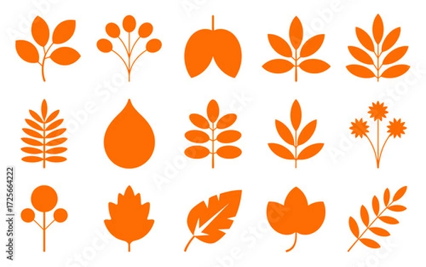 Obraz set of autumn leaves