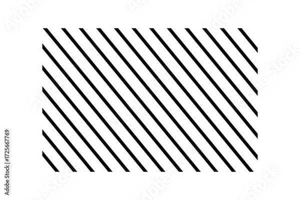 Fototapeta Black diagonal stripes pattern design for modern backgrounds, posters, packaging, texture, abstract, design, and decorative overlays on white or transparent background