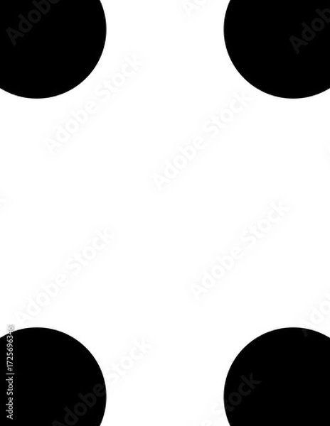 Fototapeta round frame for text on a black background love card valentine day cartoon .
