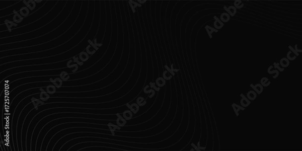 Fototapeta Black abstract line background design. simple luxury nice