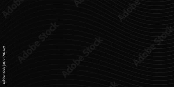 Fototapeta Black abstract line background design. simple