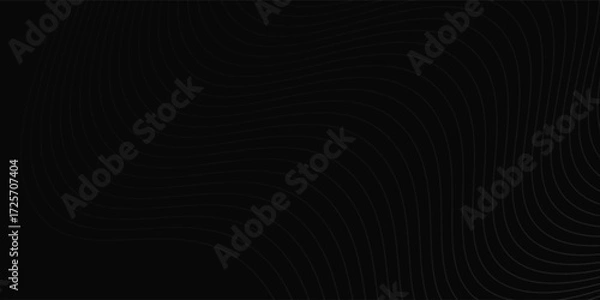 Fototapeta Black abstract line background design. simple luxury