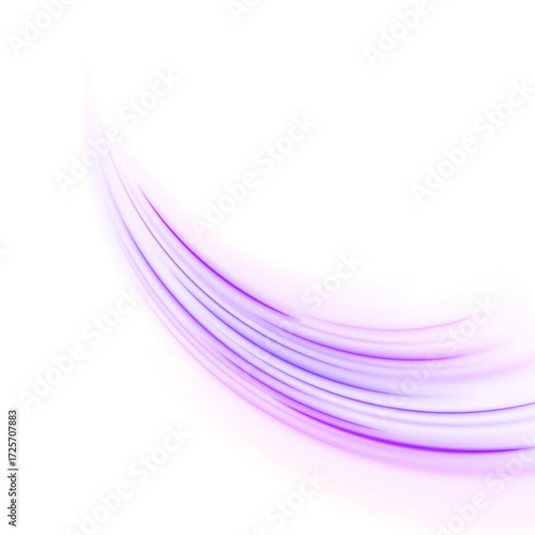 Fototapeta Vibrant glowing curves intersect, forming a complex pattern of light and shadow. The composition exudes energy and futuristic vibes. Perfect for technology-related visuals. PNG