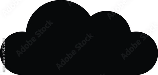 Obraz Umbrella icon vector on white background