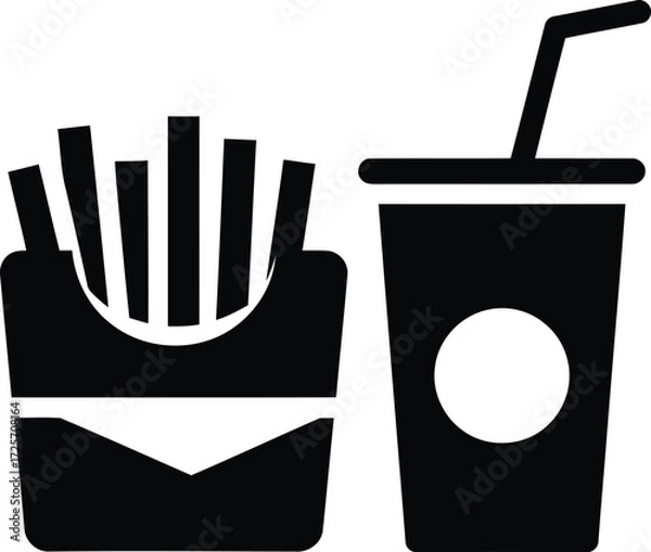 Obraz Film maker clapper vector icon on a white background