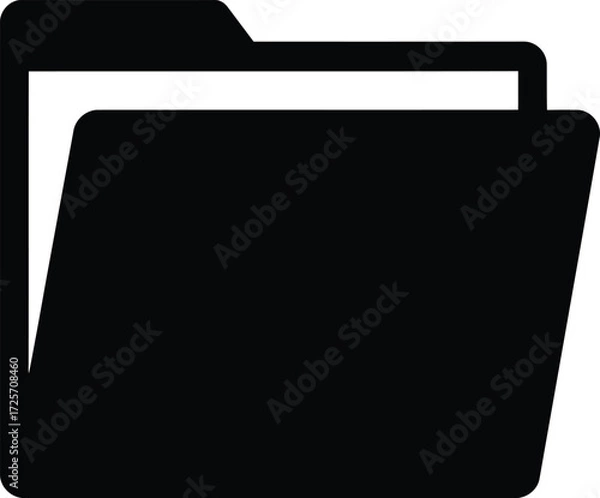 Obraz Folder symbol vector on a white background