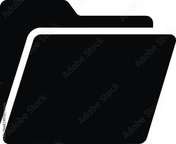 Obraz Vector Folder icon vector on a white background Design