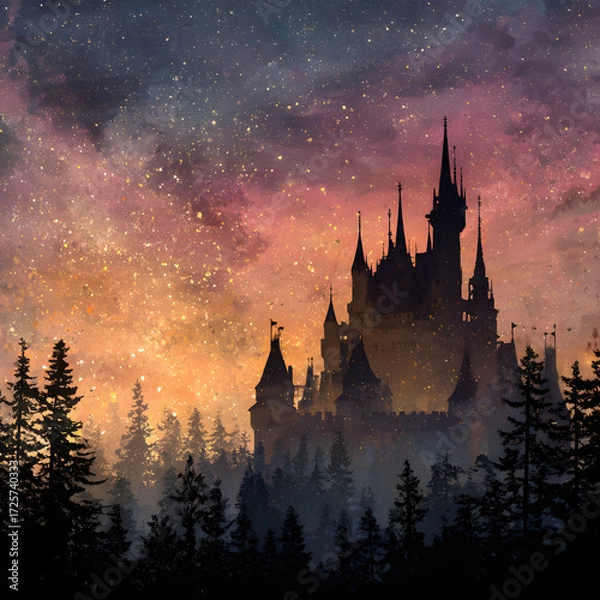 Obraz castle in the night