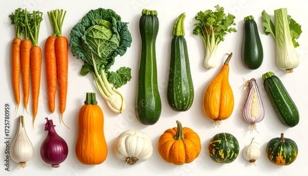 Obraz Fresh vegetables arranged