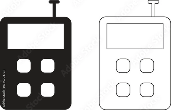 Obraz laser meter vector illustration