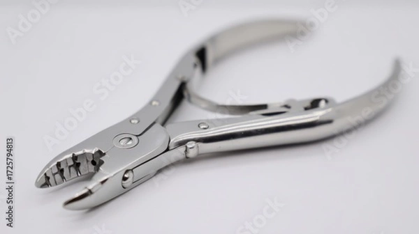 Fototapeta Sleek Metal Pliers for Precision Work and DIY Projects