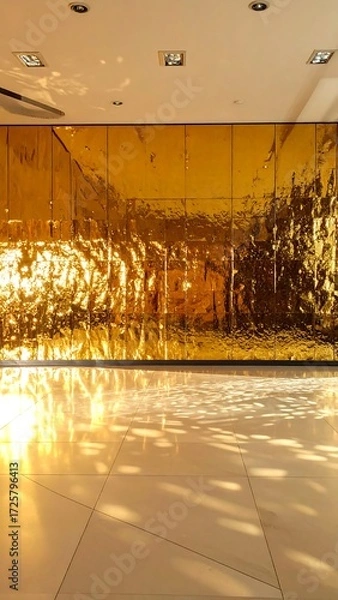 Obraz Golden interior wall