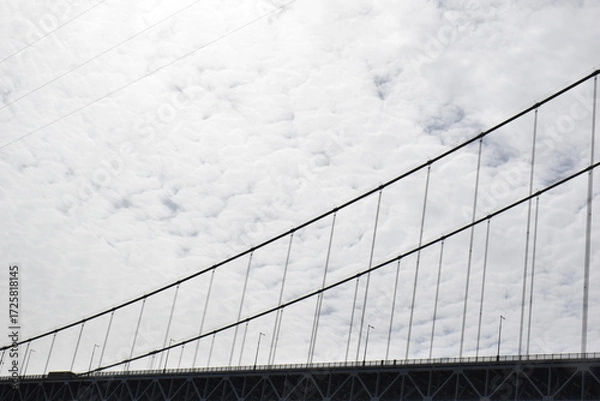 Obraz Section of Pierre Laporte bridge