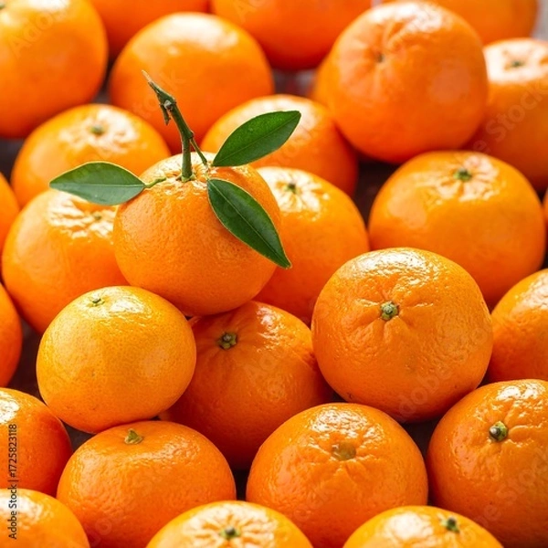 Fototapeta Fresh oranges close up