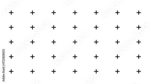 Fototapeta Film tracking markers grid for motion capture isolated on transparent background
