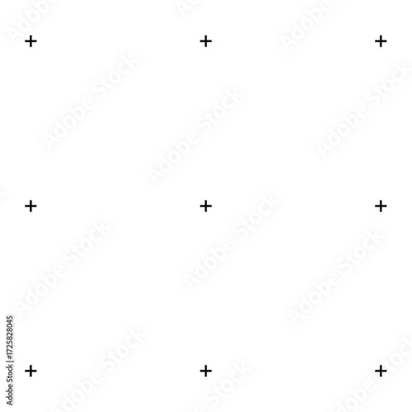 Fototapeta Sparse film tracking markers for CGI compositing isolated on transparent background