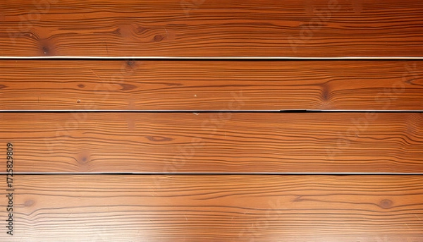 Fototapeta wood plank panel texture. outdated mahogany table background. Generative AI