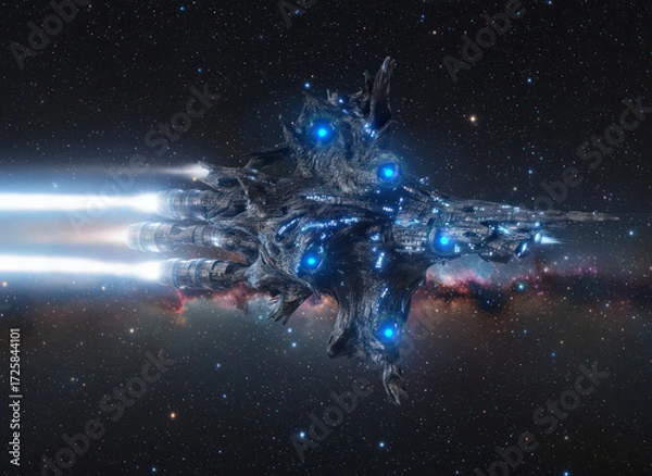 Fototapeta Intergalactic Spaceship Architecture