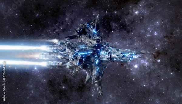 Fototapeta Intergalactic Spaceship Architecture