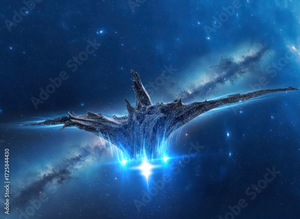 Fototapeta Intergalactic Spaceship Architecture