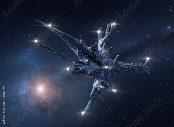 Fototapeta Intergalactic Spaceship Architecture