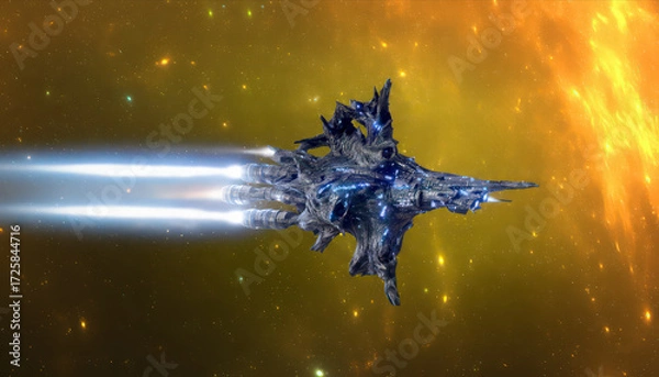 Fototapeta Intergalactic Spaceship Architecture