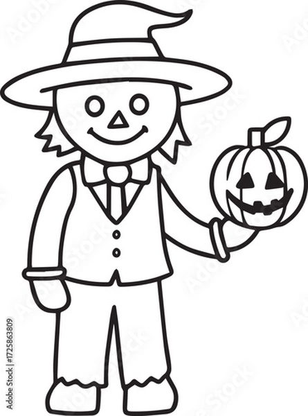 Obraz Halloween Characters Coloring Pages pack of 10