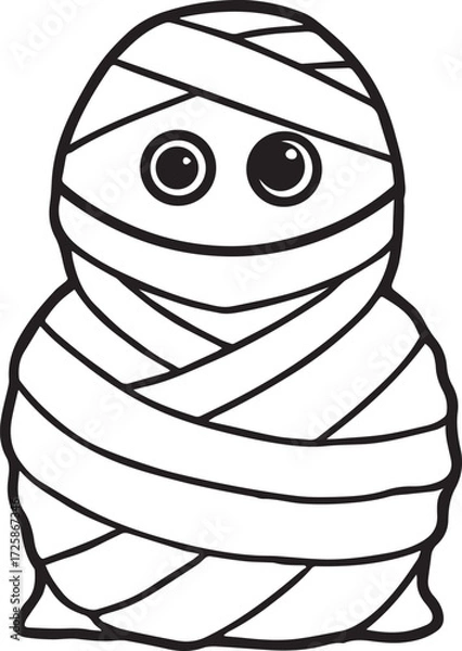 Obraz Halloween Characters Coloring Pages pack of 10