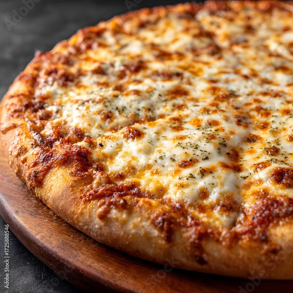 Obraz pizza on a wooden board