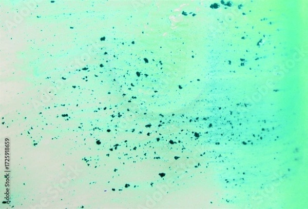 Fototapeta Abstract green watercolor on paper texture can use as background with space for text