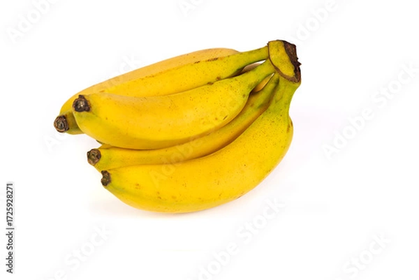 Obraz régime de bananes isolé sur fond blanc