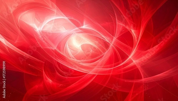 Fototapeta Abstract red swirling energy design