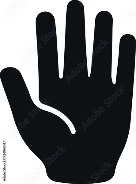 Obraz Hand Stop Icon