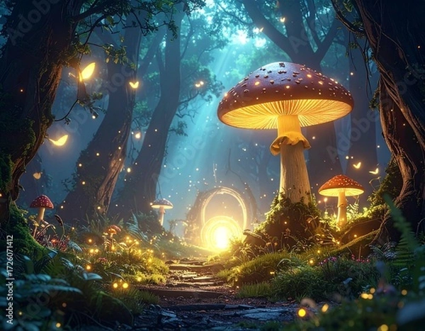 Fototapeta Mystical Forest Portal