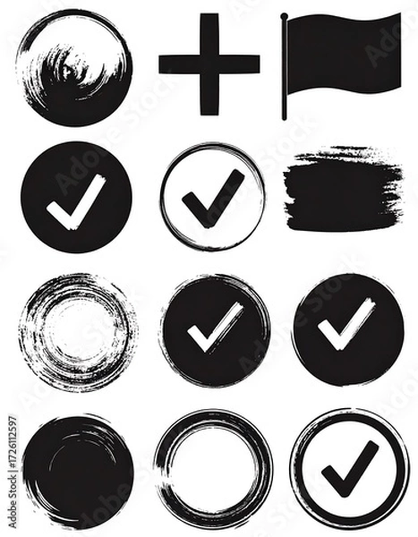 Fototapeta Graphic design elements
