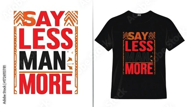 Fototapeta Graphic tee design featuring motivational quote
