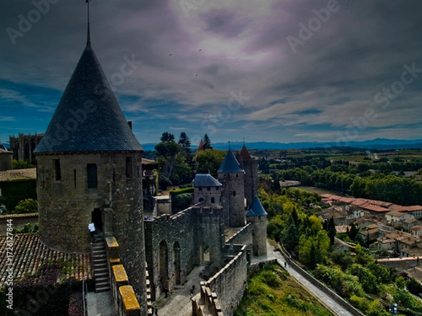 Obraz Watchtower Over the Valley