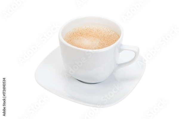 Fototapeta Cup of Cappuccino, PNG with transparent background (no background).