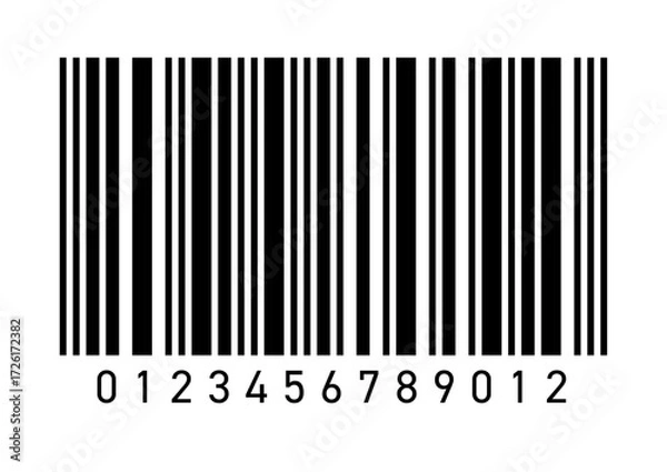 Fototapeta バーコードのサンプル